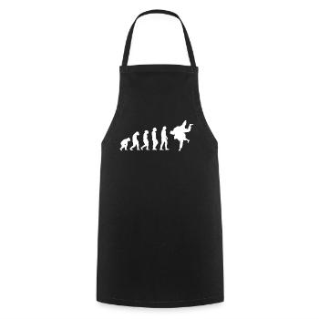 JUDO EVOLUTION JUDO Judoka JUDO martial arts - Cooking Apron - black - Front - AI Model Male 185 dark (185cm)