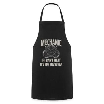 car Mechanic - Cooking Apron - black - Front - AI Model Male 185 dark (185cm)