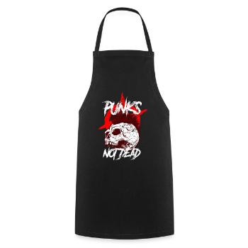 Punk Punk Rock Music Punks Anarchy Punk Gift - Cooking Apron - black - Front - AI Model Male 185 dark (185cm)