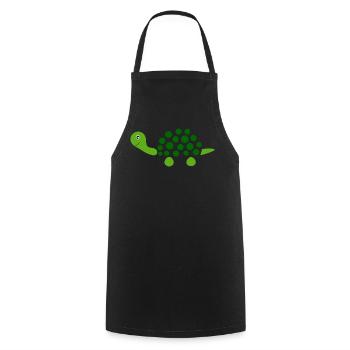 Turtle Turtles - Cooking Apron - black - Front - AI Model Male 185 dark (185cm)
