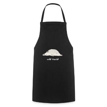 Wild Boar Wild Boar Wild Bored Hunter Waidmannsheil - Cooking Apron - black - Front - AI Model Male 185 dark (185cm)