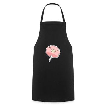 Lama Alpaca - Cooking Apron - black - Front - AI Model Male 185 dark (185cm)