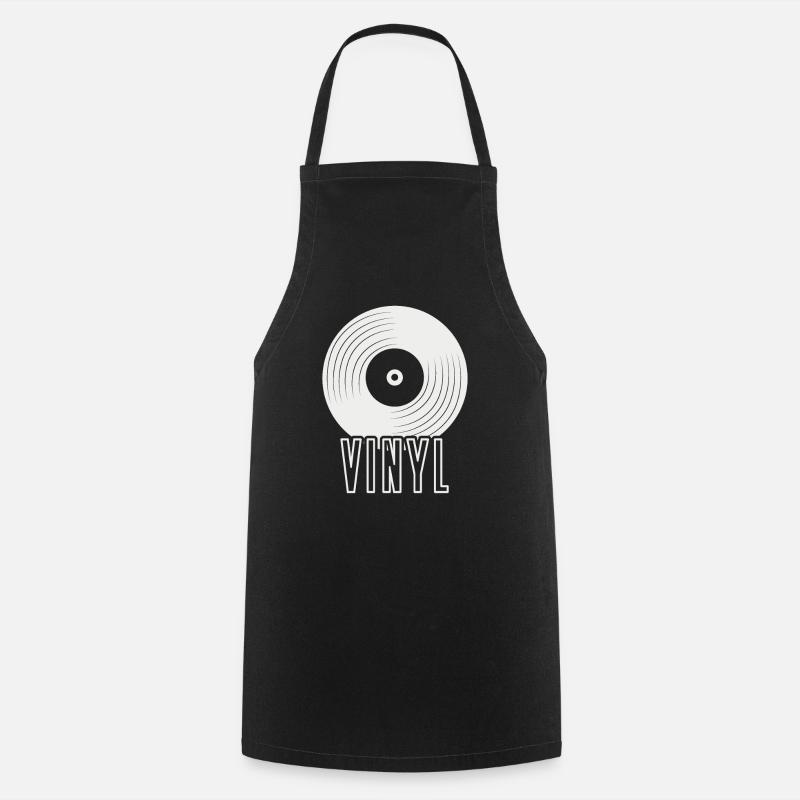 vinyl - Cooking Apron - black