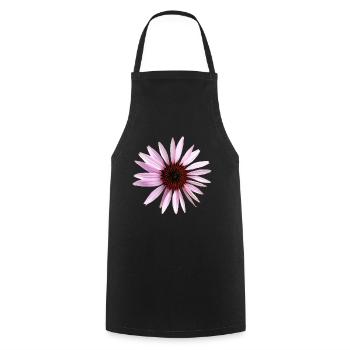 pink flowering sun hat flower, flower, floral, - Cooking Apron - black - Front - AI Model Male 185 dark (185cm)