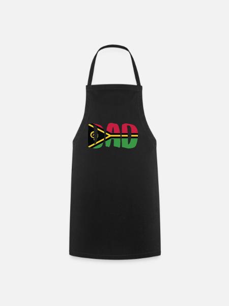 Vanuatu Dad - Cooking Apron - black