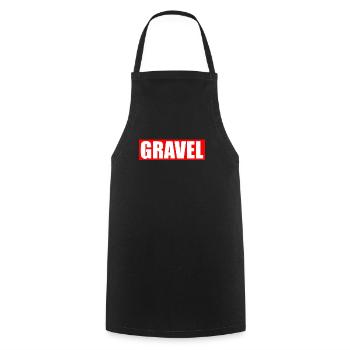 Gravel Cyclocross Road Bike Sport Cycling Jersey - Cooking Apron - black - Front - AI Model Male 185 dark (185cm)