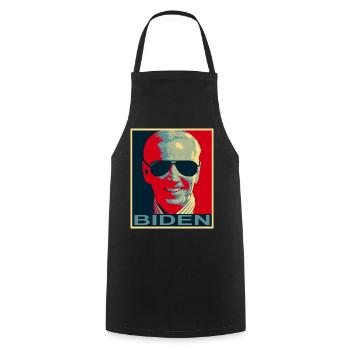 Biden, Biden 2020, Biden President, Anti  - Cooking Apron - black - Front - AI Model Male 185 dark (185cm)