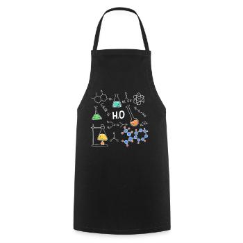 Physiker Physik Schüler Lehrer Geschenkidee - Kochschürze - Schwarz - Vorne - AI Model Male 185 dark (185cm)