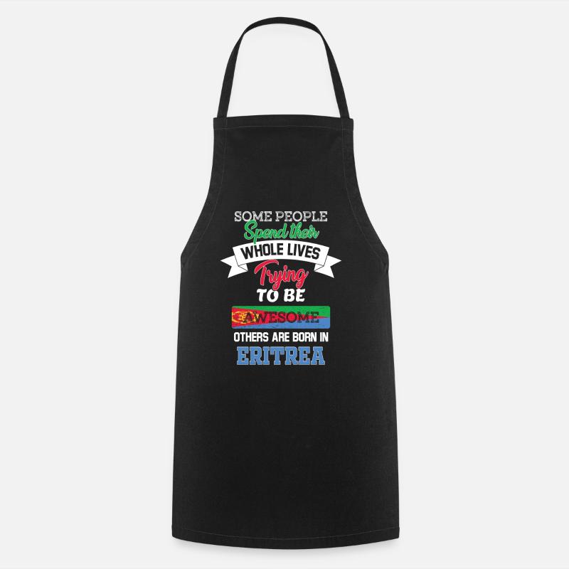 Né en Érythrée - Tablier de cuisine - noir
