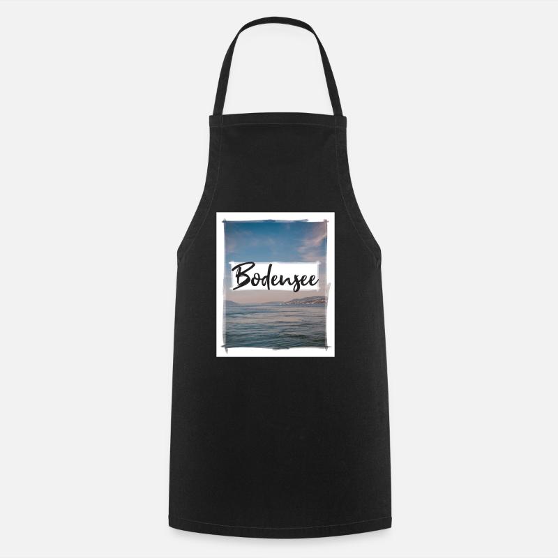 Bodensee - Kochschürze - Schwarz