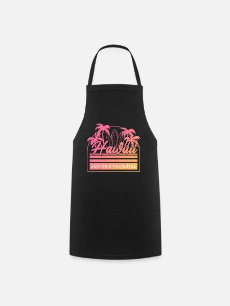Hawaii Surfing Paradise - Kochschürze - Schwarz