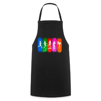 Fitness Gym Gym Training Training - Tablier de cuisine - noir - Devant - AI Model Male 185 dark (185cm)