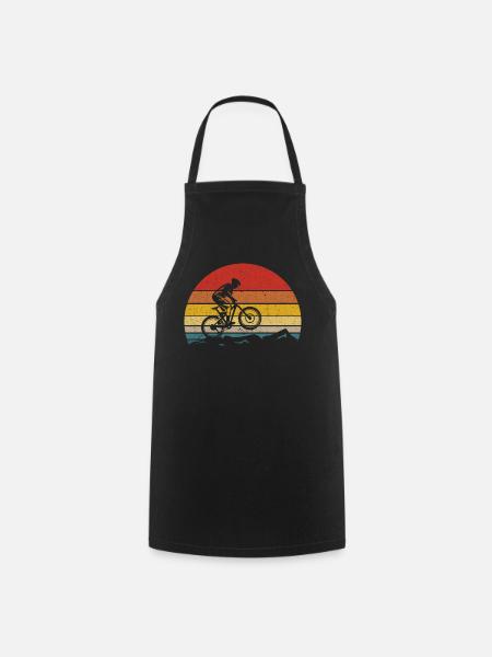 Biking Cycling Biker Gift - Cooking Apron - black