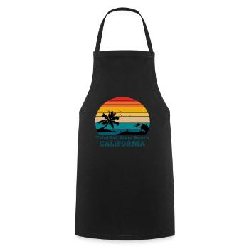 Trinidad State Beach CALIFORNIE - Tablier de cuisine - noir - Devant - AI Model Male 185 dark (185cm)
