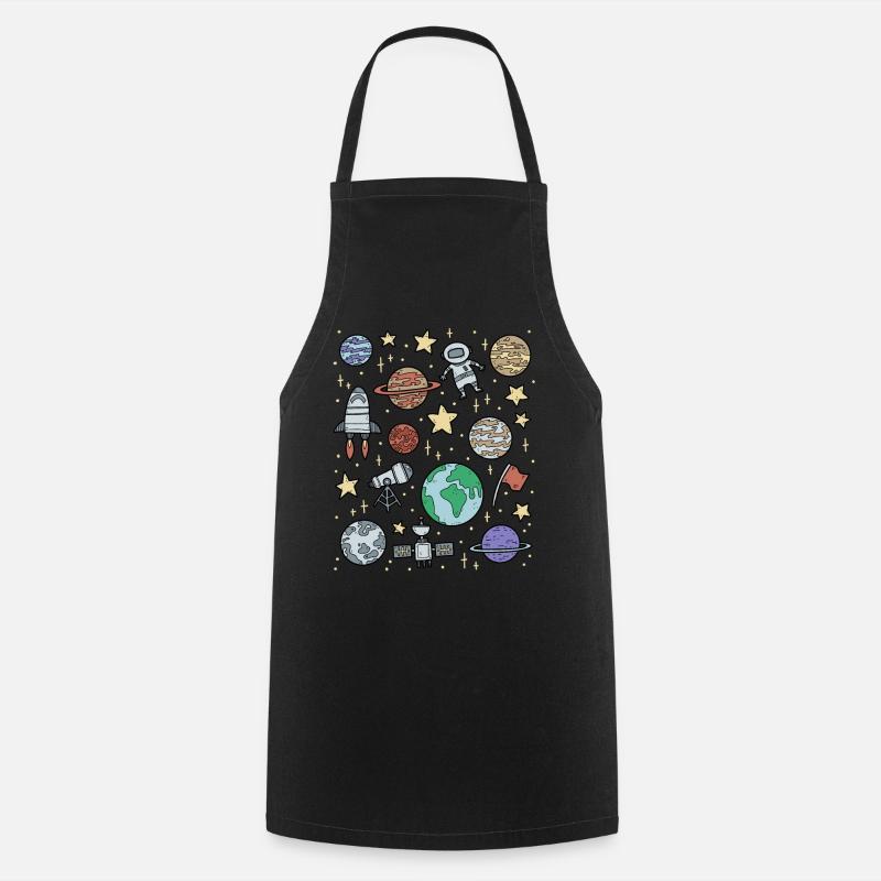 Univers Espace Espace - Tablier de cuisine - noir
