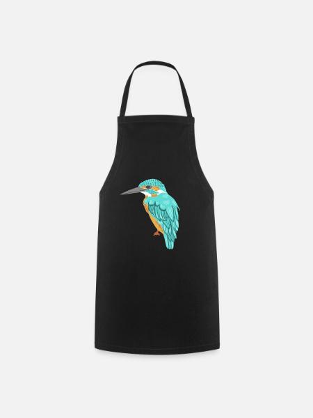 martin-pêcheur - Tablier de cuisine - noir