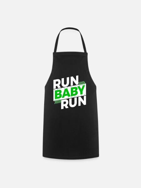 Laufen Joggen Rennen Training Ausdauer Spruch Fun - Kochschürze - Schwarz