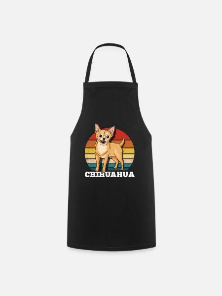 Chihuahua - Kochschürze - Schwarz