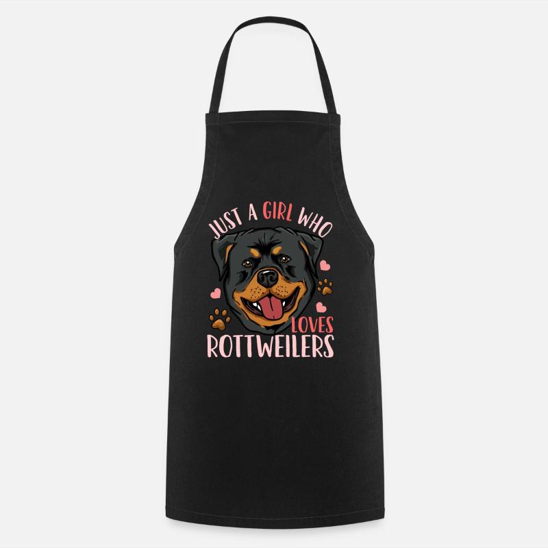Rottweiler - Cooking Apron - black