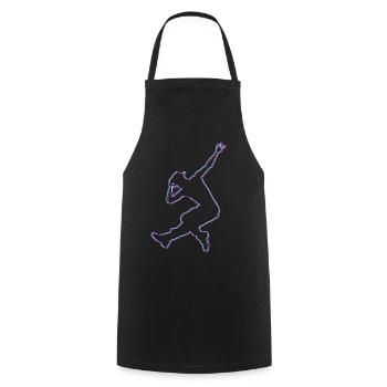 Streetdance Hip Hop Tanz Breakdance Geschenk - Kochschürze - Schwarz - Vorne - AI Model Male 185 dark (185cm)