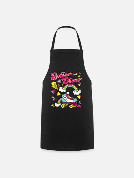 Discothèque à rouleaux - Tablier de cuisine - noir