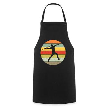 Javelin throwing javelin thrower javelin thrower gift - Cooking Apron - black - Front - AI Model Male 185 dark (185cm)