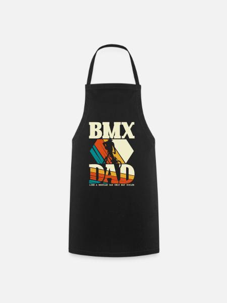 BMX Dad Bmxrad Mountain Bike Fête des pères - Tablier de cuisine - noir