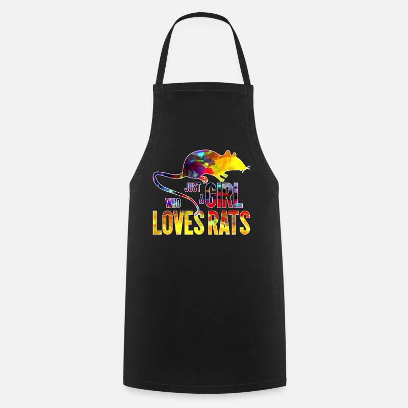 Rats - Cooking Apron - black