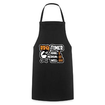 BBQ BBQ Timer BBQ Grill BBQ Accessories BBQ - Cooking Apron - black - Front - AI Model Male 185 dark (185cm)