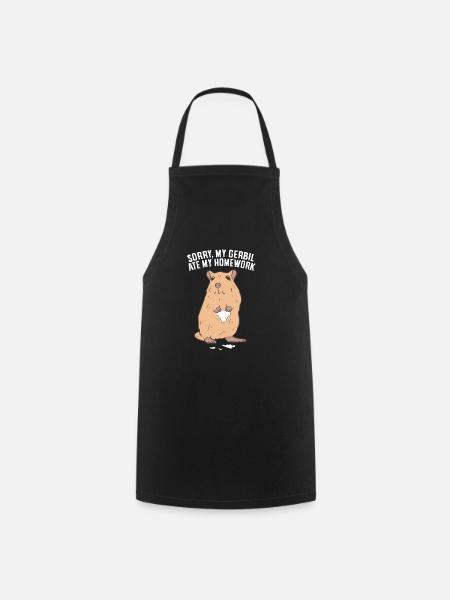 Gerbil Kids School My Gerbil Ate My Homework - Cooking Apron - black