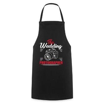 Appareil photo de cadeau de photographe de mariage - Tablier de cuisine - noir - Devant - AI Model Male 185 dark (185cm)