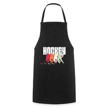 hockey hockey sur gazon hockey bâton sport hockey sur glace - Tablier de cuisine - noir - Devant - AI Model Male 185 dark (185cm)