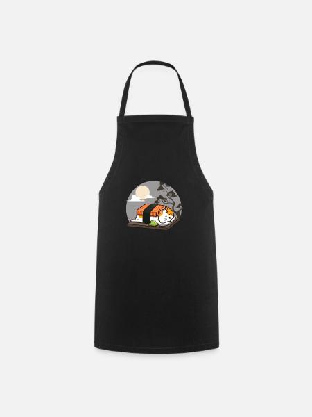 Sushi cat - Cooking Apron - black