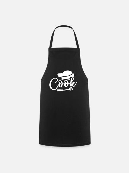 Cook Koch Geschenk - Kochschürze - Schwarz