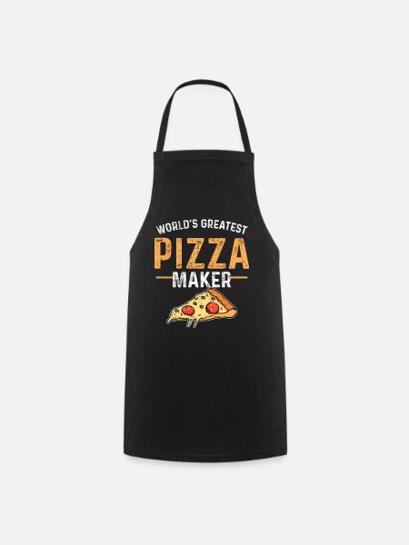 Pizzabäcker - Kochschürze - Schwarz