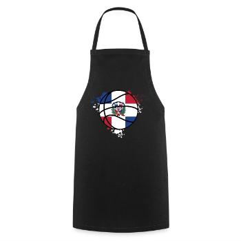 Dominican Republic Basketball Team - DOMINICAN REP - Kochschürze - Schwarz - Vorne - AI Model Male 185 dark (185cm)