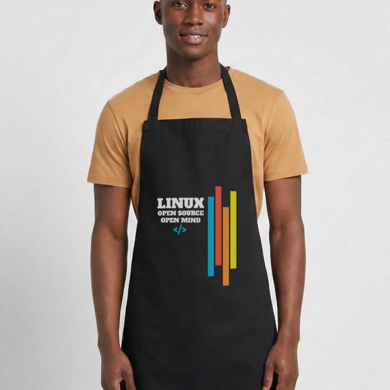 Cadeau d'administrateur de programmeur Linux Tablier de cuisine