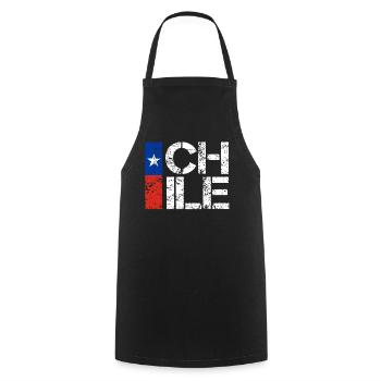 Chili - Tablier de cuisine - noir - Devant - AI Model Male 185 dark (185cm)