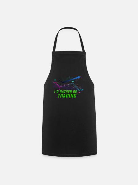 Chemise de trader - Je préfère trader - Tablier de cuisine - noir