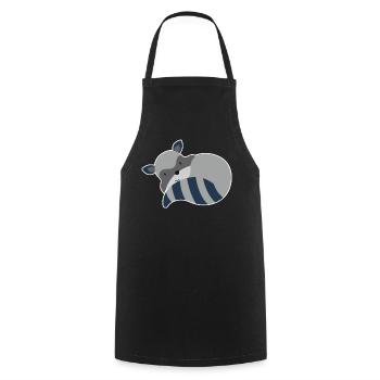 Raton laveur animaux mignons ratons laveurs ratons laveurs - Tablier de cuisine - noir - Devant - AI Model Male 185 dark (185cm)