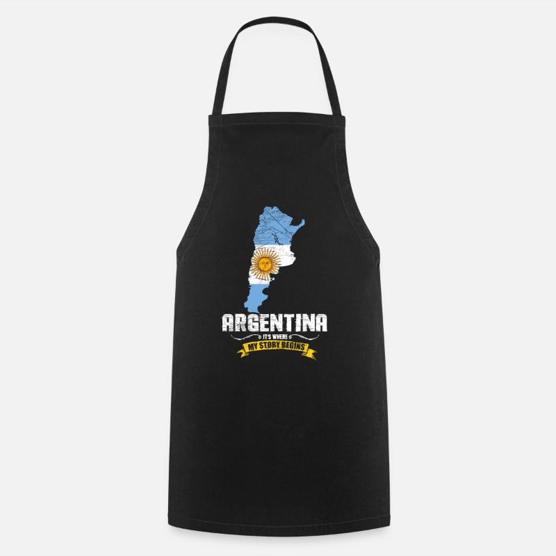 Argentine - Tablier de cuisine - noir