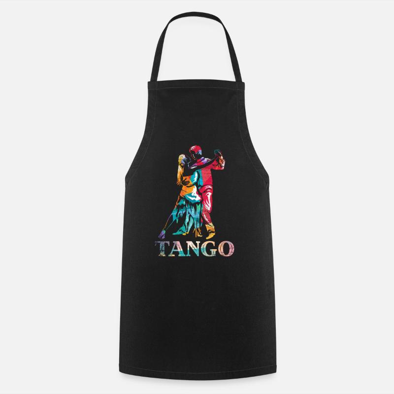 Tango-Tanz - Kochschürze - Schwarz