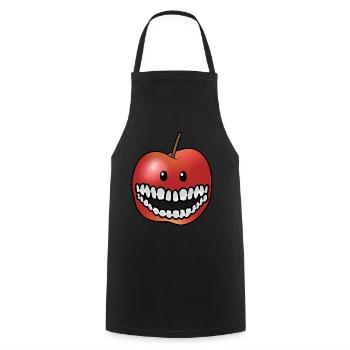 Apfel Obst Vitamine Gesund Früchte Vitamine - Kochschürze - Schwarz - Vorne - AI Model Male 185 dark (185cm)