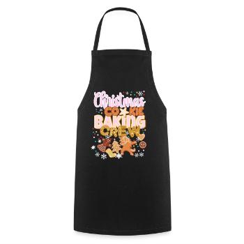 Christmas Cookie Baking Crew The Christmas bakers - Cooking Apron - black - Front - AI Model Male 185 dark (185cm)