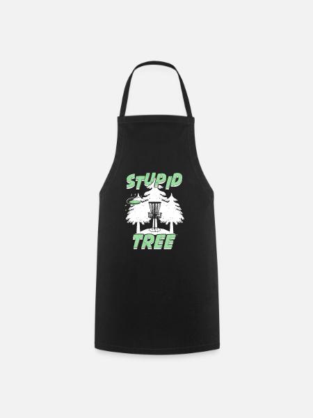 Lustiges Discgolf Discgolfer Geschenk - Kochschürze - Schwarz
