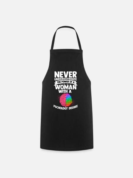 Psychologie femme anthropologie Freud thérapeute - Tablier de cuisine - noir