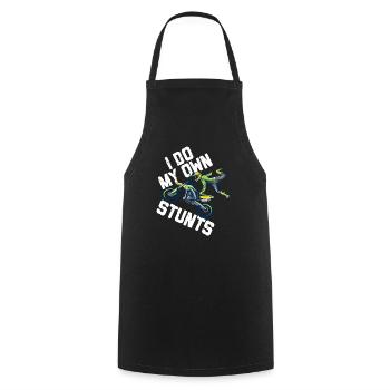 Motocross motocross kids motocross machine - Cooking Apron - black - Front - AI Model Male 185 dark (185cm)