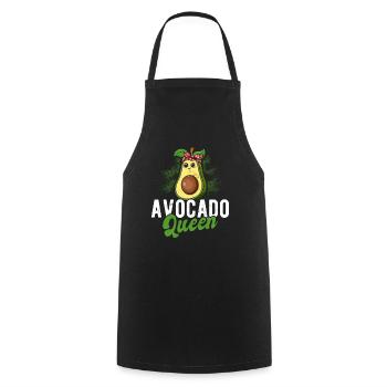 Funny avocado gift idea fitness avocado - Cooking Apron - black - Front - AI Model Male 185 dark (185cm)