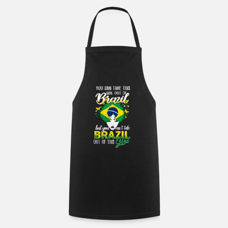 Brazilian - Cooking Apron - black
