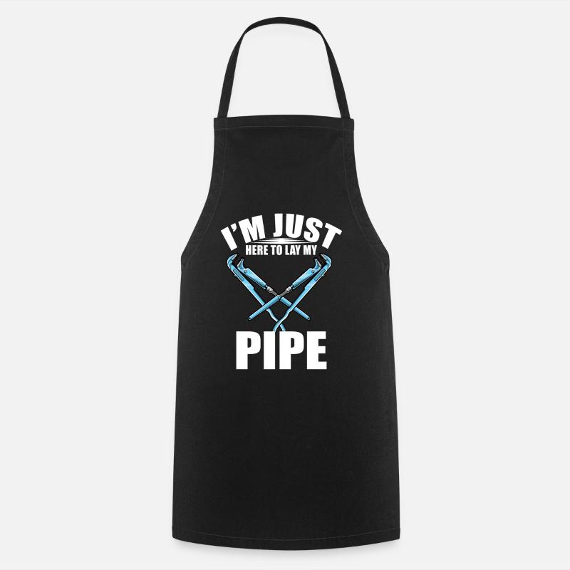 plumber - Cooking Apron - black